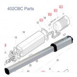 Запасные части для приводов распашных ворот FAAC 402 CBC