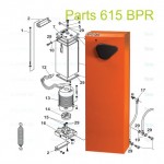 Запасные части для автоматических шлагбаумов FAAC 615 BPR пружины подбор 
