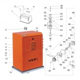 Запасные части для приводов откатных ворот FAAC 884 MC 3PH