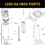 Запасные части для боллардов FAAC J200 HA INOX (2020)