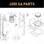 Запасные части для боллардов FAAC J200 SA (2020)