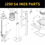 Запасные части для автоматических барьеров FAAC J200 SA INOX (2020)