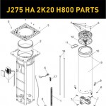 Запасные части для боллардов FAAC J275 HA 2K20 H800 (2020)