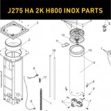 Запасные части для боллардов FAAC J275 HA 2K H800 INOX (2020)