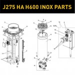 Запасные части для боллардов FAAC J275 HA H600 INOX (2020)