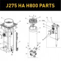 Запасные части для боллардов FAAC J275 HA H800 (2020)