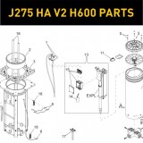 Запасные части для боллардов FAAC J275 HA V2 H600 (2020)