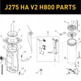 Запасные части для боллардов FAAC J275 HA V2 H800 (2020)