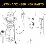 Запасные части для боллардов FAAC J275 HA V2 H800 INOX (2020)