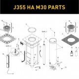 Запасные части для боллардов FAAC J355 HA M30 (2020)