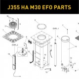 Запасные части для боллардов FAAC J355 HA M30 EFO (2020)