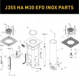 Запасные части для боллардов FAAC J355 HA M30 EFO INOX (2020)