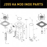 Запасные части для боллардов FAAC J355 HA M30 INOX (2020)