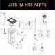 Запасные части для боллардов FAAC J355 HA M50 (2020)