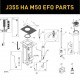 Запасные части для боллардов FAAC J355 HA M50 EFO (2020)