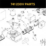 Запасные части для приводов откатных ворот FAAC 741 230V (2020)