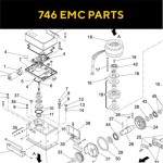 Запасные части для приводов откатных ворот FAAC 746 EMC (2020)
