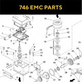 Запасные части для приводов откатных ворот FAAC 746 EMC (2020)