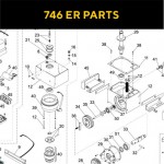 Запасные части для приводов откатных ворот FAAC 746 ER (2020)