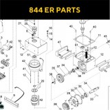 Запасные части для приводов откатных ворот FAAC 844 ER (2020)