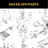 Запасные части для приводов откатных ворот FAAC 844 ER 3PH (2020)