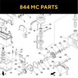 Запасные части для приводов откатных ворот FAAC 844 MC (2020)