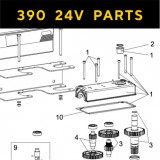 Запасные части для приводов распашных ворот FAAC 390 24V (2020)