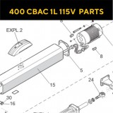 Запасные части для приводов распашных ворот FAAC 400 CBAC 1L 115V (2020)