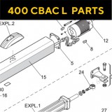 Запасные части для приводов распашных ворот FAAC 400 CBAC L (2020)