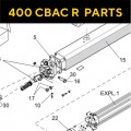 Запасные части для приводов распашных ворот FAAC 400 CBAC R (2020)
