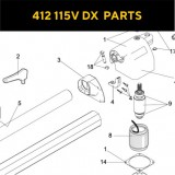 Запасные части для приводов распашных ворот FAAC 412 115V DX (2020)