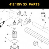 Запасные части для приводов распашных ворот FAAC 412 115V SX (2020)