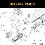 Запасные части для приводов распашных ворот FAAC 413 230V (2020)