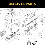 Запасные части для приводов распашных ворот FAAC 413 24V LS (2020)