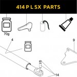Запасные части для приводов распашных ворот FAAC 414 P L SX (2020)