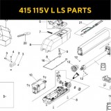 Запасные части для приводов распашных ворот FAAC 415 115V L LS (2020)