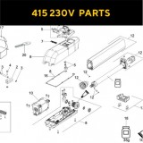 Запасные части для приводов распашных ворот FAAC 415 230V (2020)