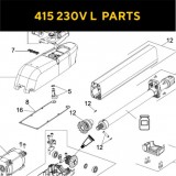 Запасные части для приводов распашных ворот FAAC 415 230V L (2020)