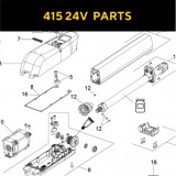 Запасные части для приводов распашных ворот FAAC 415 24V (2020)