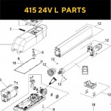 Запасные части для приводов распашных ворот FAAC 415 24V L (2020)