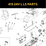 Запасные части для приводов распашных ворот FAAC 415 24V L LS (2020)