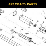 Запасные части для приводов распашных ворот FAAC 422 CBACS (2020)