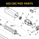 Запасные части для приводов распашных ворот FAAC 422 CBC PED (2020)