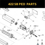 Запасные части для приводов распашных ворот FAAC 422 SB PED (2020)