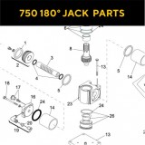 Запасные части для приводов распашных ворот FAAC 750 180° JACK (2020)
