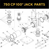 Запасные части для приводов распашных ворот FAAC 750 CP 100° JACK (2020)