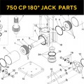 Запасные части для приводов распашных ворот FAAC 750 CP 180° JACK (2020)