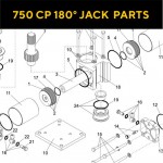 Запасные части для приводов распашных ворот FAAC 750 CP 180° JACK (2020)