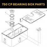 Запасные части для приводов распашных ворот FAAC 750 CP BEARING BOX (2020)