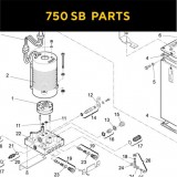 Запасные части для приводов распашных ворот FAAC 750 SB (2020)